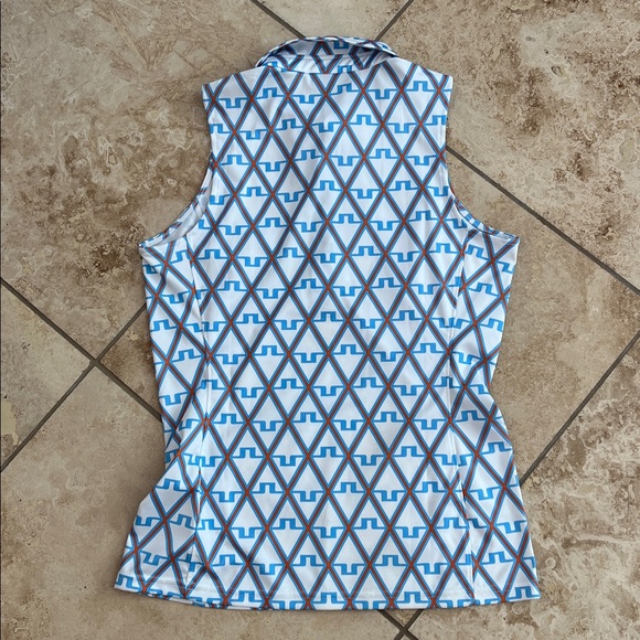 J. Lindeberg Geometric Pattern Sleeveless Top and Skirt M - Picture 5 of 13